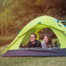 Палатка NATUREHIKE P-SERIES NH18Z033-P 210T/65D, трехместная, светло-зеленая 6975641887492